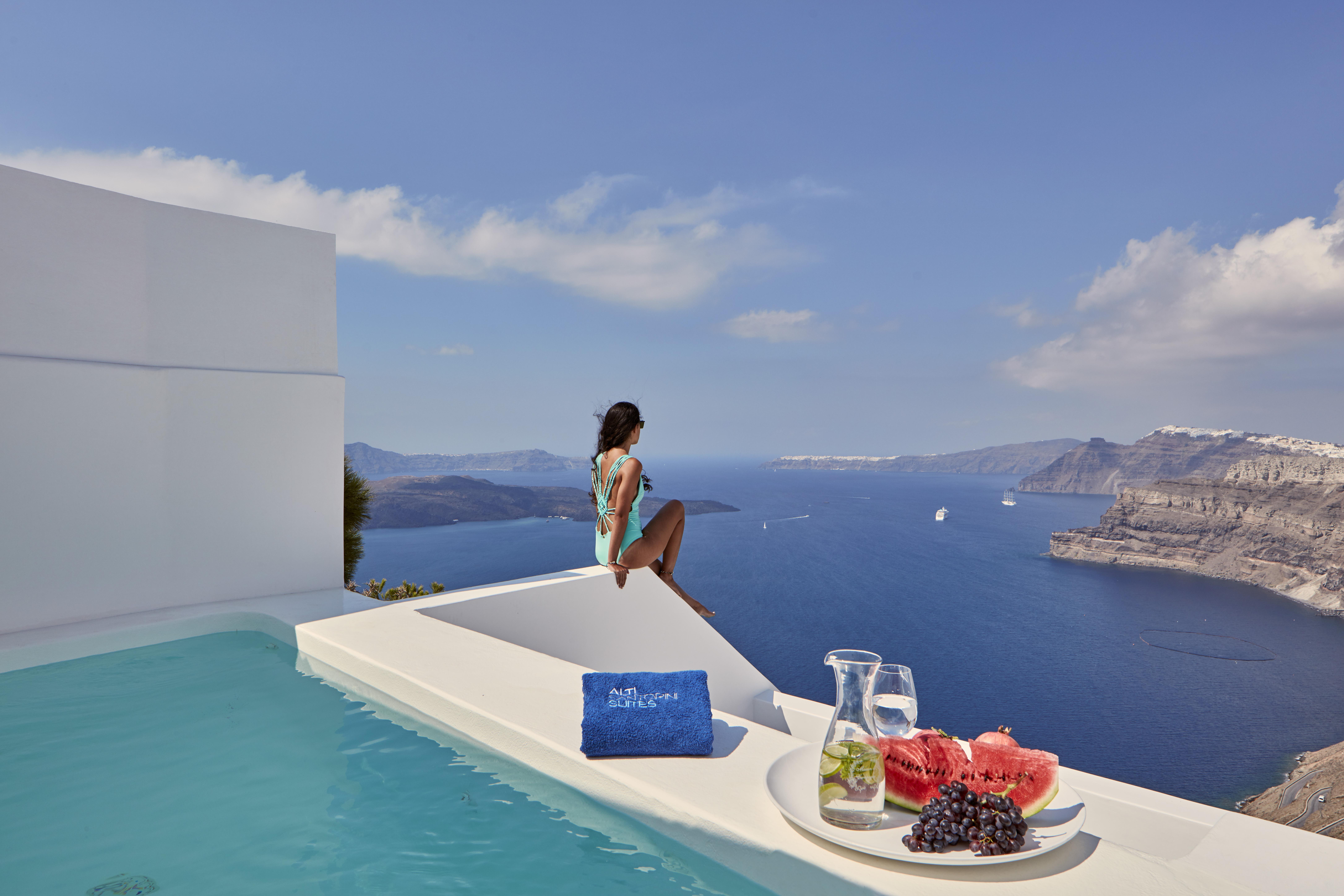 Alti Santorini Suites - Caldera View (Adults Only) Megalochori  Exteriör bild